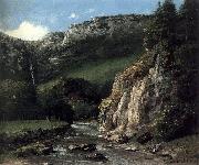 Gustave Courbet Stream in the Jura Mountains oil on canvas